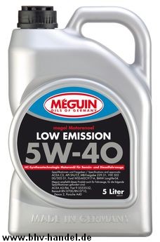Meguin Low Emission 5W40 5 Liter