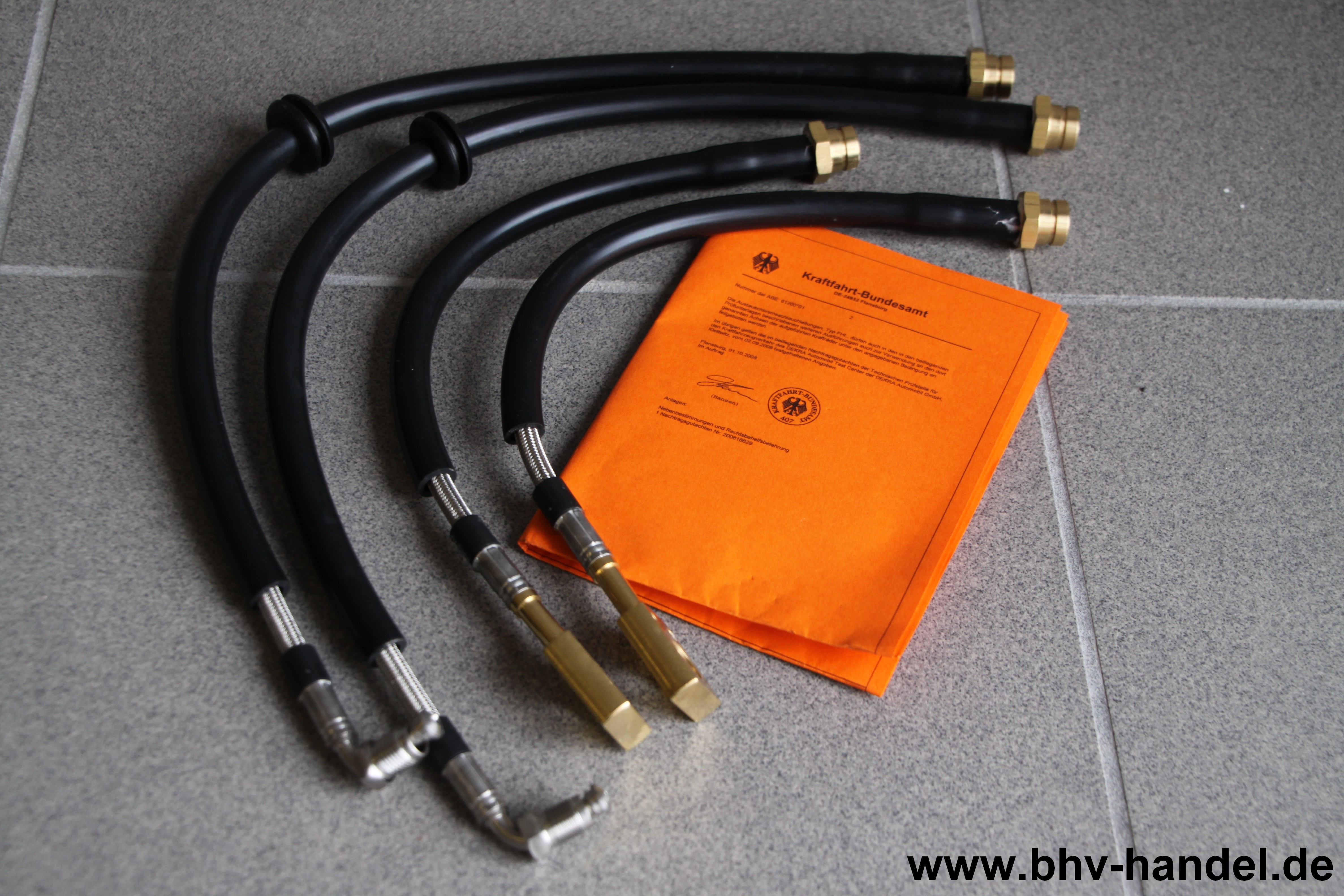 Stahlflexbremsleitungen RS4 B7