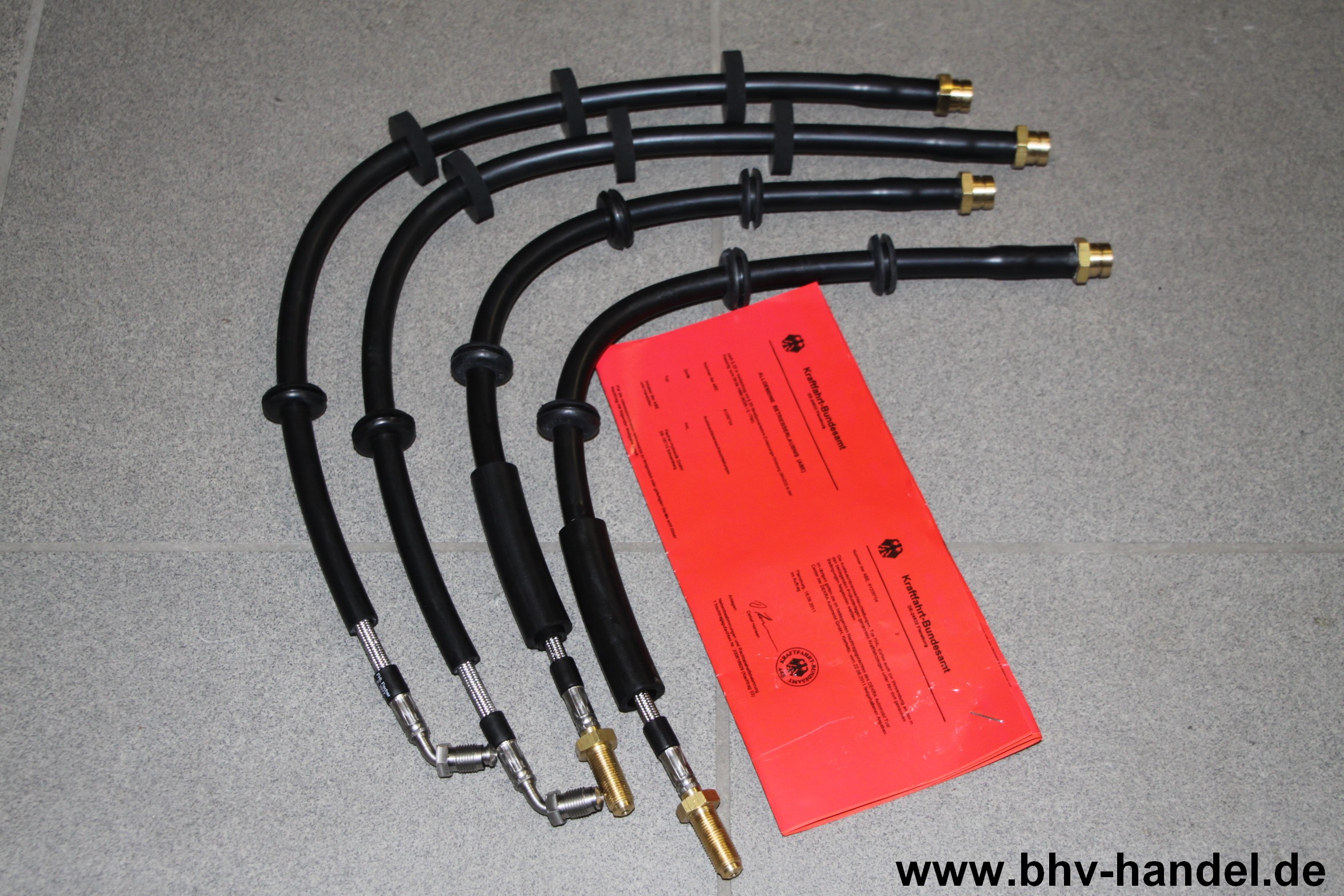 Stahlflexbremsschläuche Audi RS4 B8