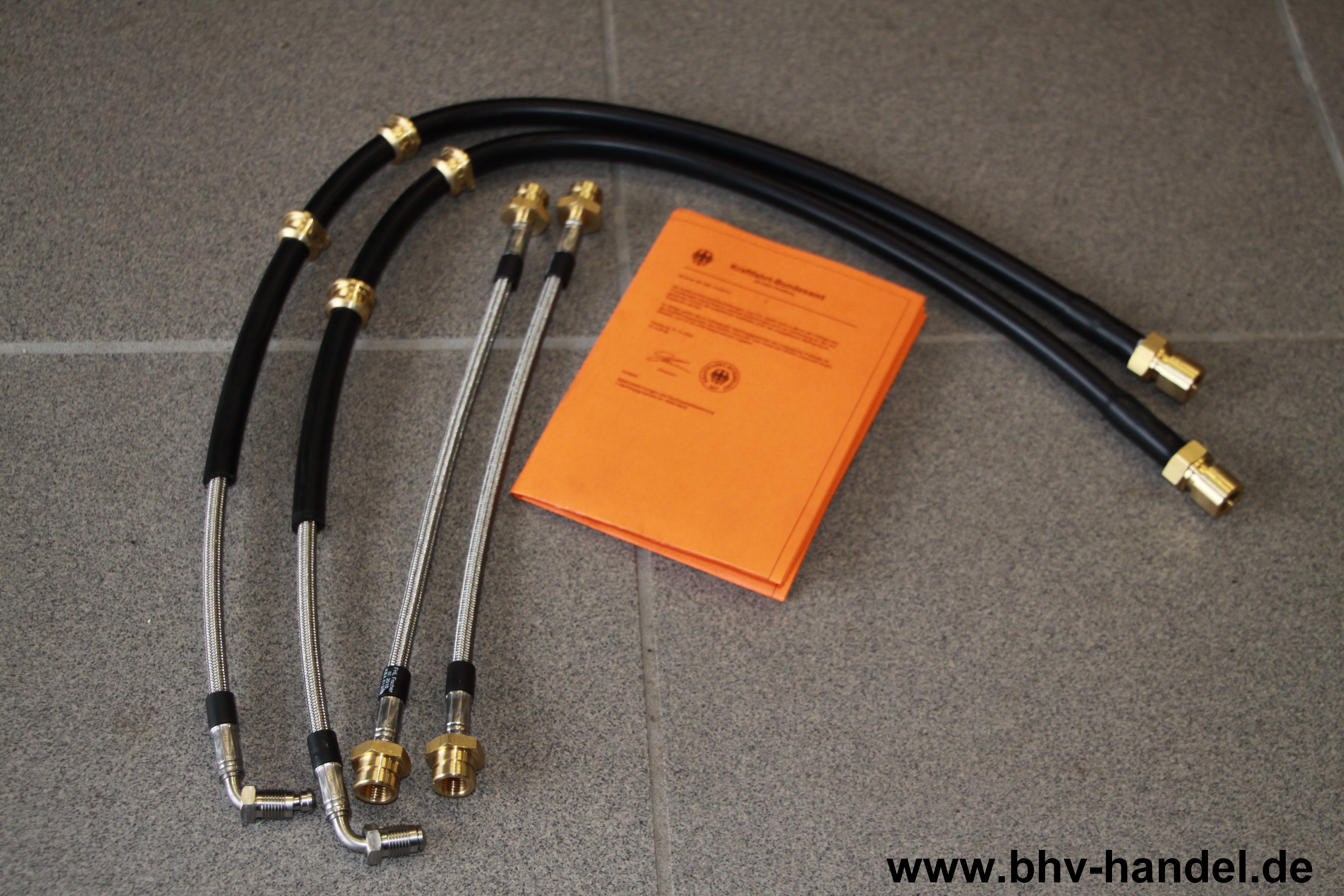 Stahlflexbremsschläuche TT RS