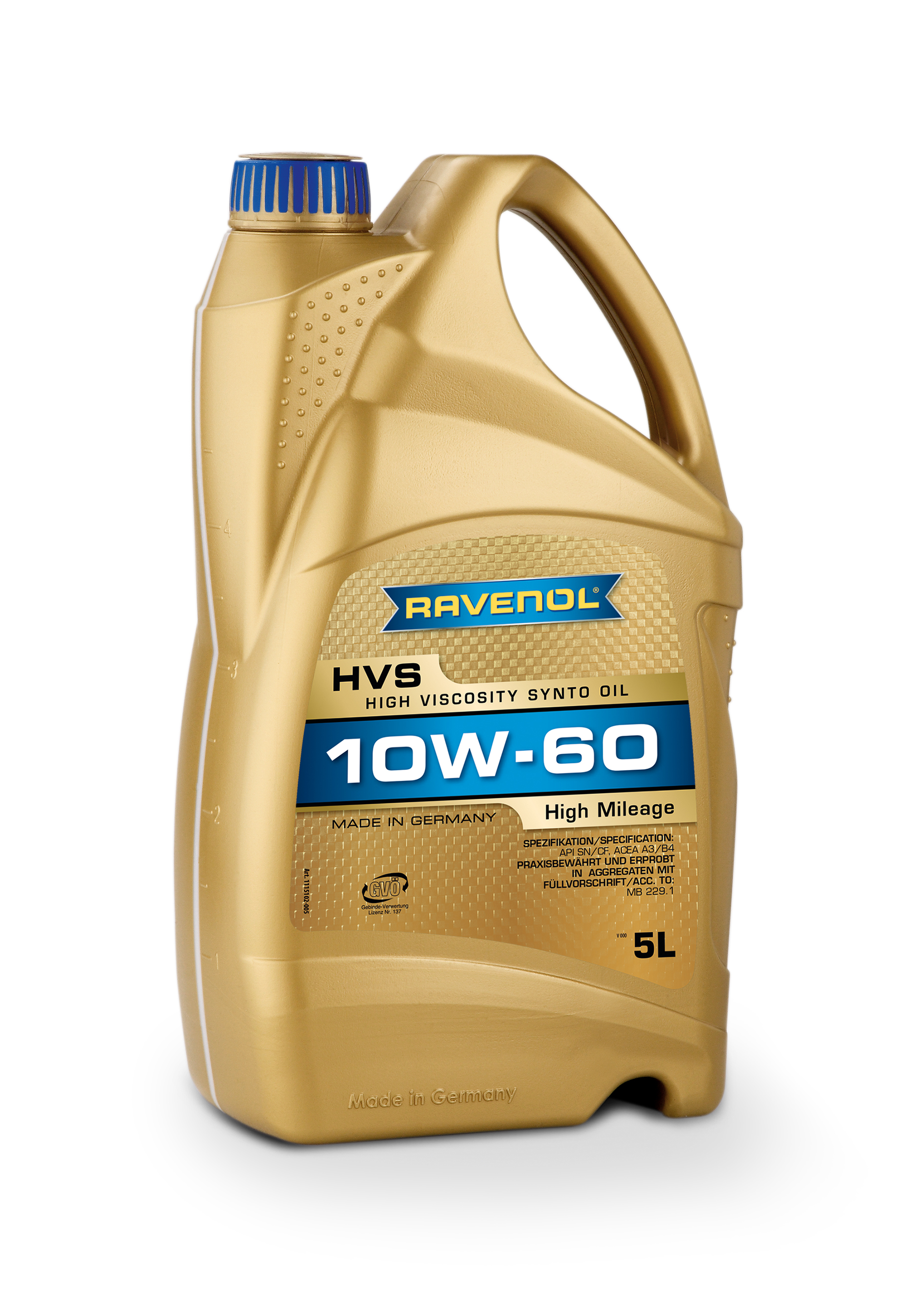 Ravenol HVS High Viscosity Synto Oil SAE 10W60 1115102-005