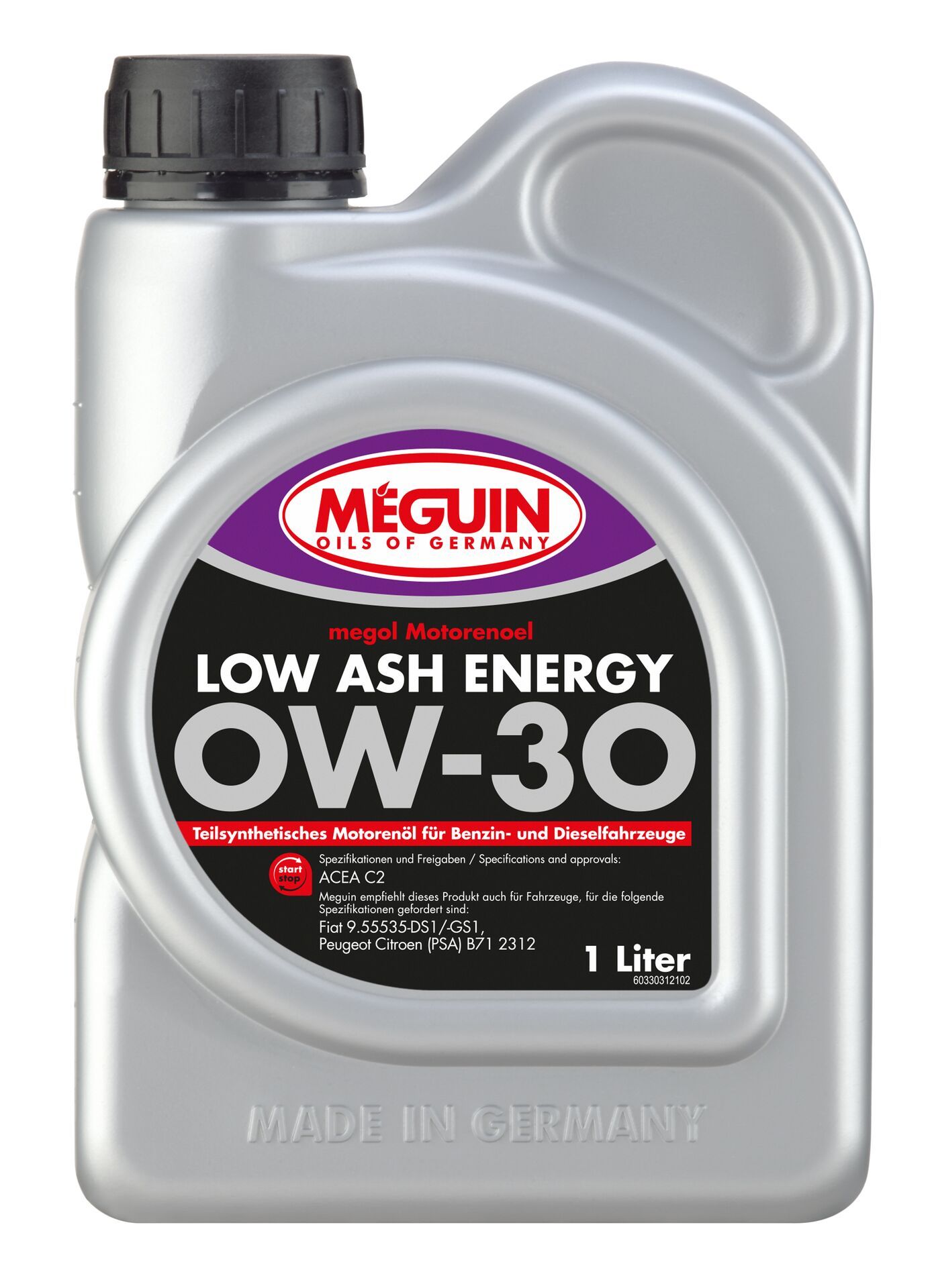 Meguin Low Ash Energy 0W30 1 Liter